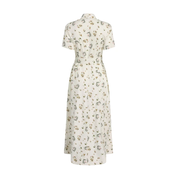 Adam Lippes Leighton Dress in Ivory Floral, view 5
