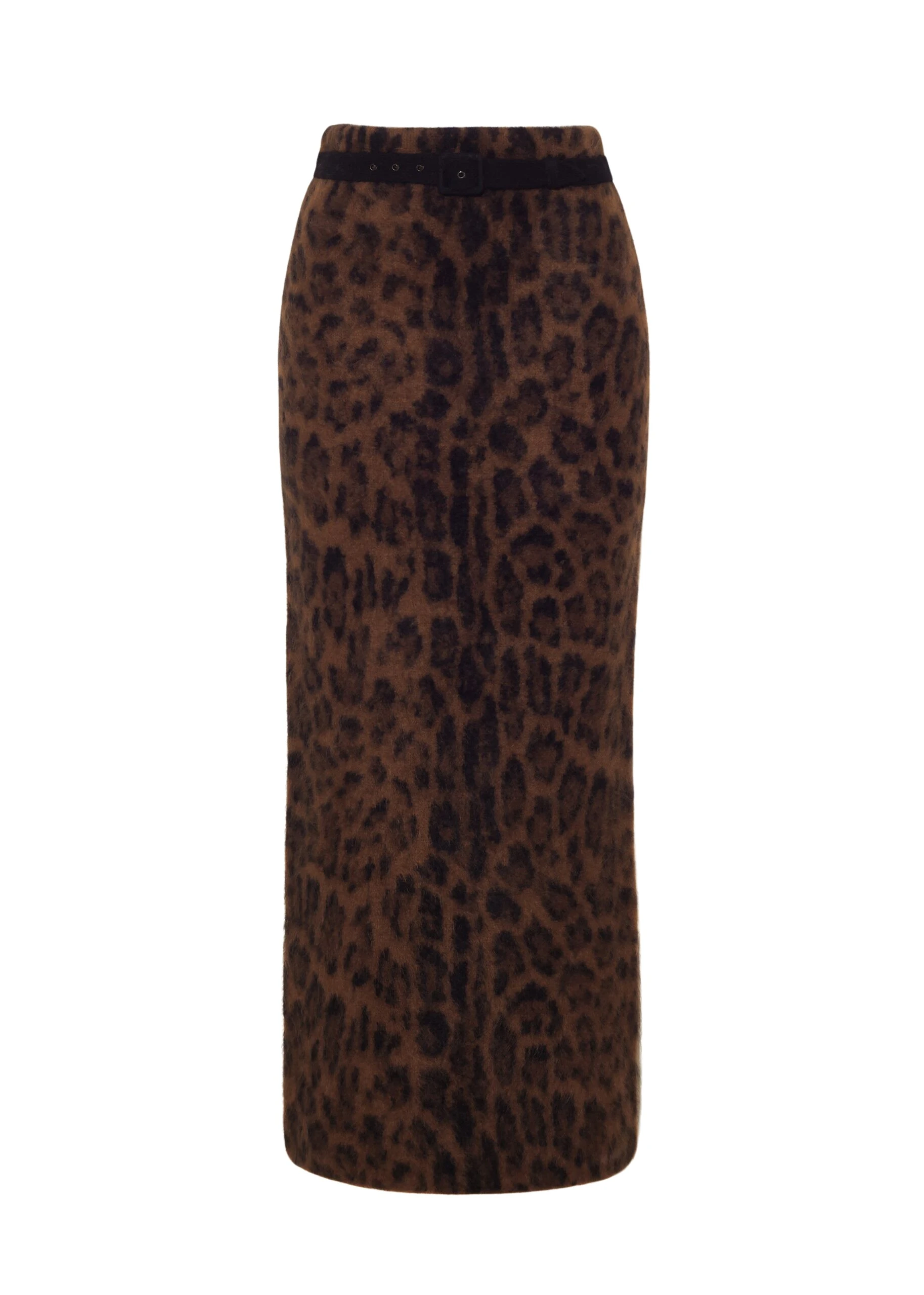 Adam Lippes Levi Skirt in Natural Leopard