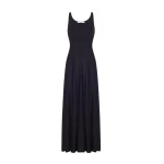 Adam Lippes Linda Dress in Black