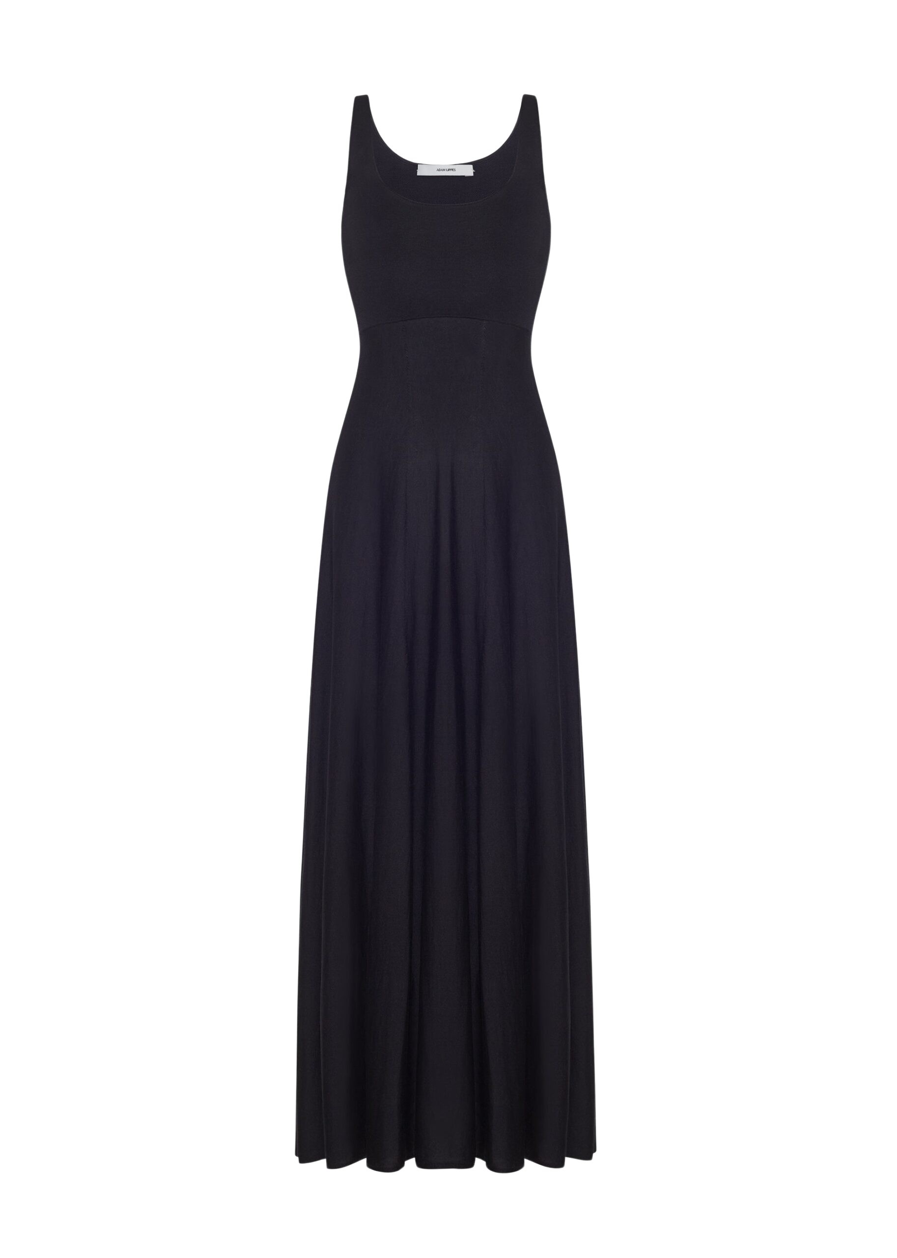 Adam Lippes Linda Dress in Black