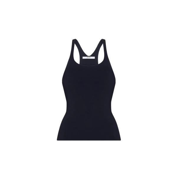 Adam Lippes Lumii Tank in Black Knit