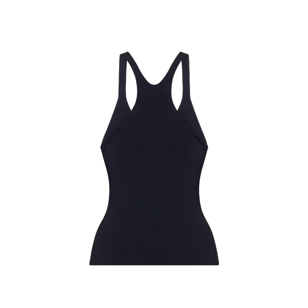 Adam Lippes Lumii Tank in Black Knit, view 5