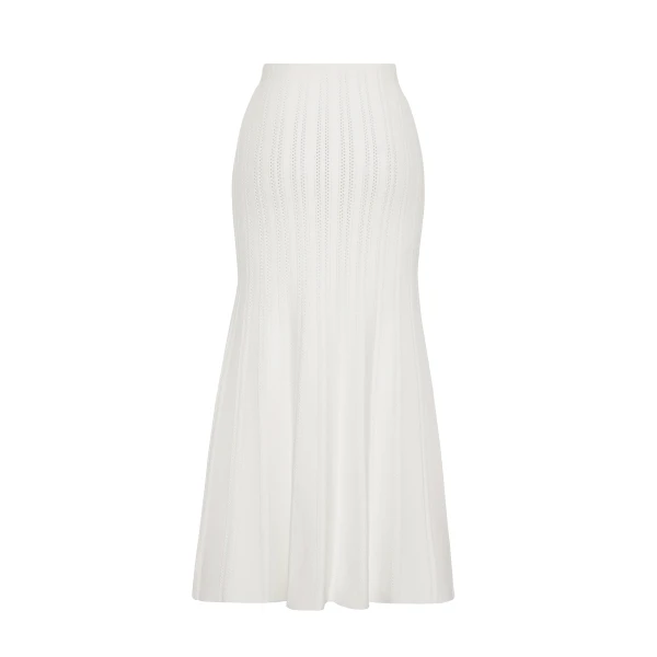 Adam Lippes Lyra Skirt in Ivory, view 4