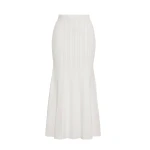 Adam Lippes Lyra Skirt in Ivory