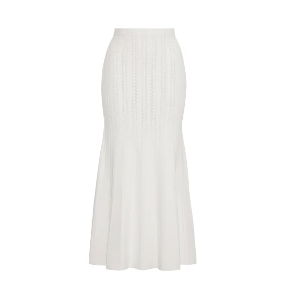 Adam Lippes Lyra Skirt in Ivory