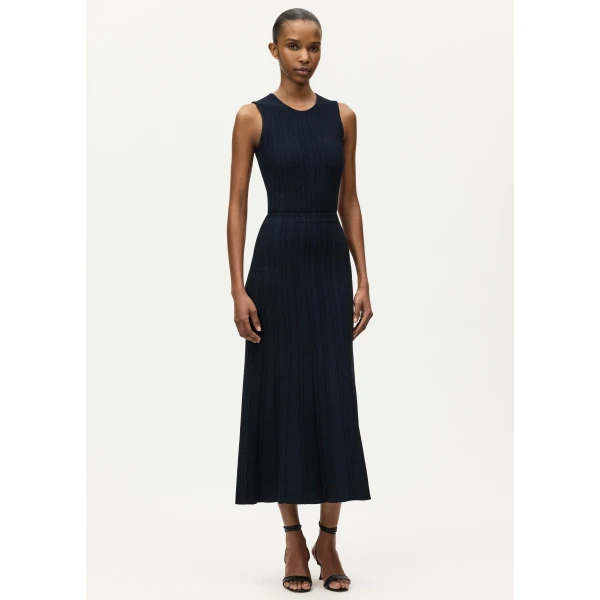 Adam Lippes Lyra Skirt in Navy, view 2