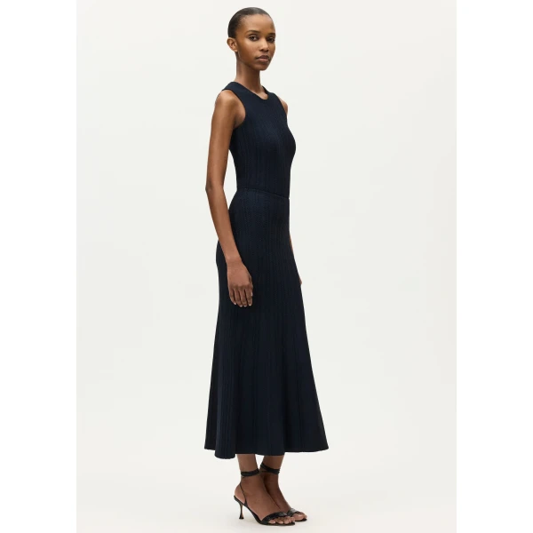 Adam Lippes Lyra Skirt in Navy, view 3