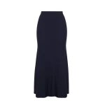 Adam Lippes Lyra Skirt in Navy