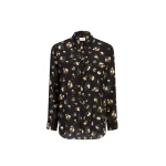 Adam Lippes Mathias Shirt in Black Floral