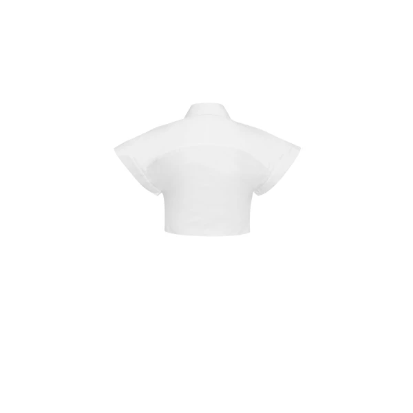 Adam Lippes Mila Top in White, view 2
