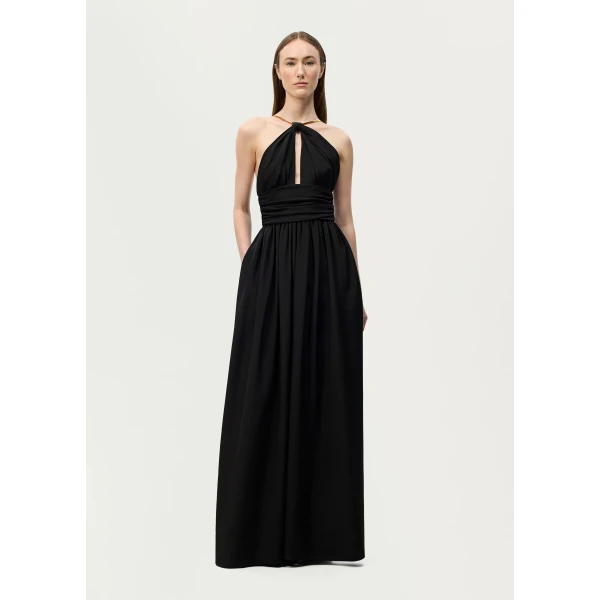 Adam Lippes Minette Dress in Black, view 2