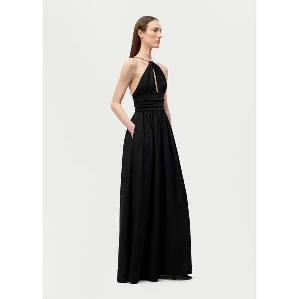 Adam Lippes Minette Dress in Black, view 3