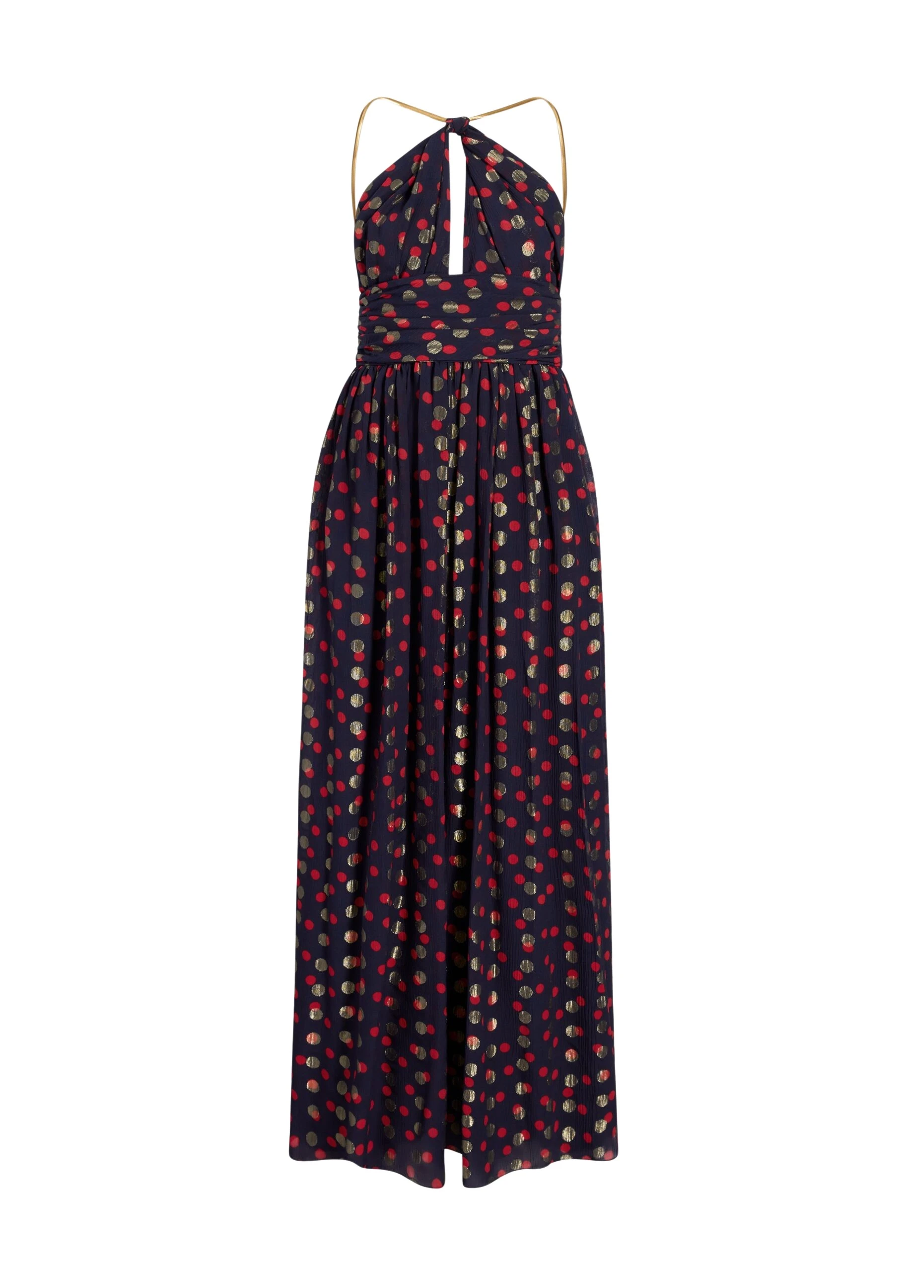 Adam Lippes Minette Dress in Navy Multi