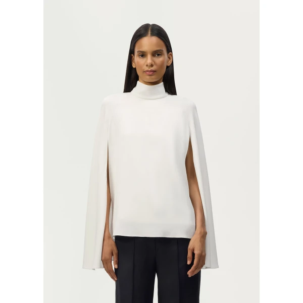 Adam Lippes Monroe Top in Ivory, view 2