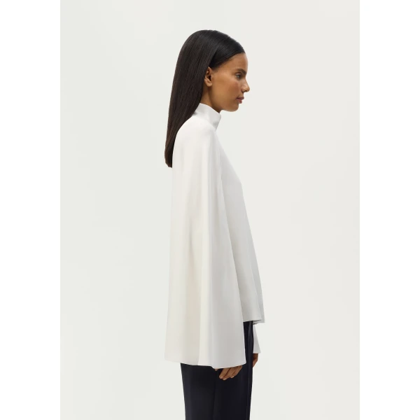 Adam Lippes Monroe Top in Ivory, view 3