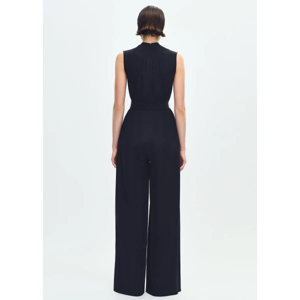 Adam Lippes Nansi Jumpsuit in Black, view 3