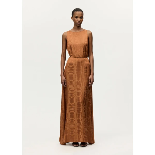 Adam Lippes Nova Skirt in Cognac, view 2