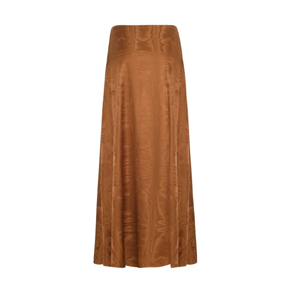 Adam Lippes Nova Skirt in Cognac, view 4