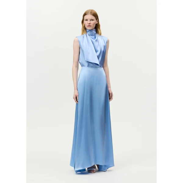 Adam Lippes Nova Skirt in Pale Blue, view 2