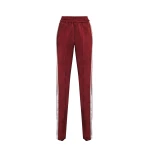 Adam Lippes Nozomi Pant in Oxblood/Magenta