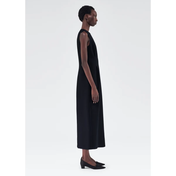 Adam Lippes Ophelia Dress in Black, view 2