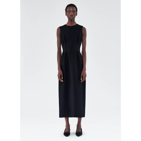 Adam Lippes Ophelia Dress in Black, view 4