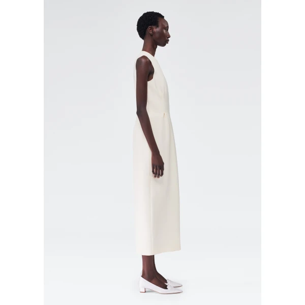 Adam Lippes Ophelia Dress in Ivory, view 3