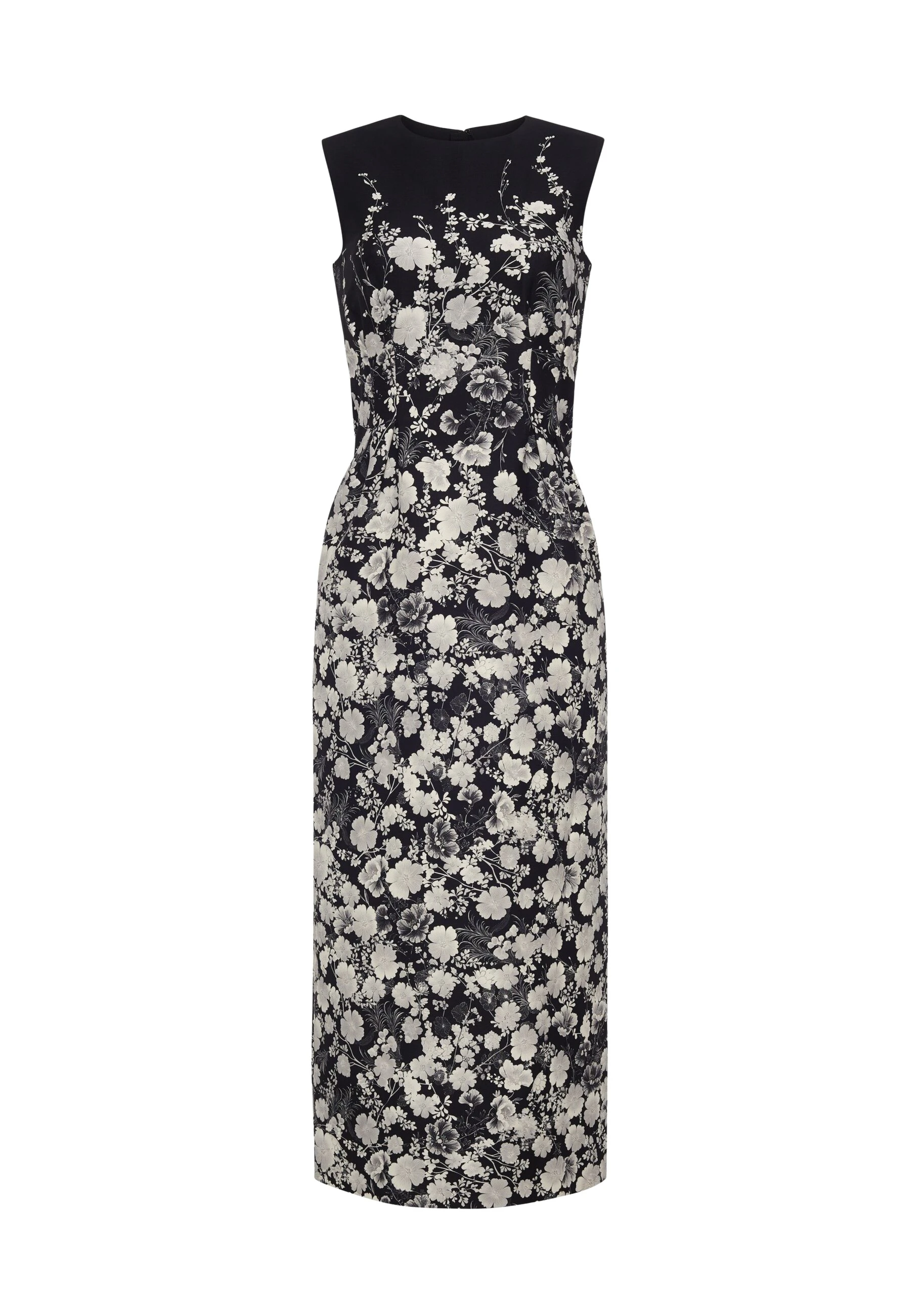 Adam Lippes Ophelia Dress in Silver/Black