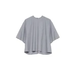 Adam Lippes Oversized T-Shirt in Heather Grey Top