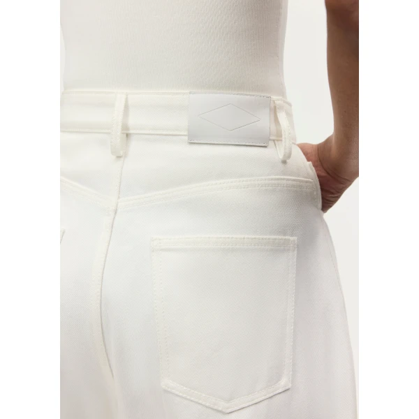 Adam Lippes Owen Jean in White, view 4