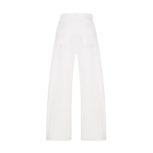 Adam Lippes Owen Jean in White, view 5