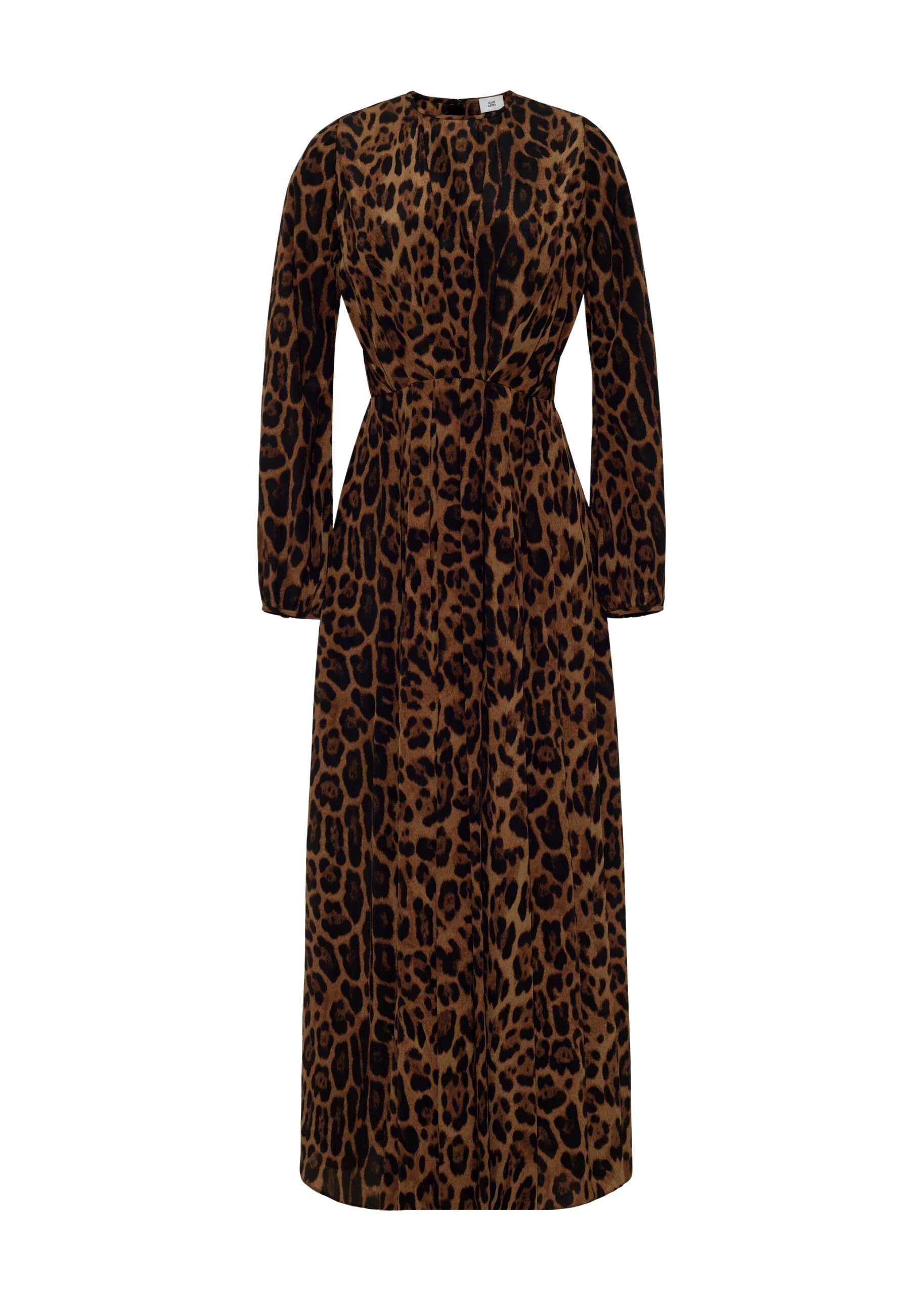 Adam Lippes Paravacini Dress in Natural Leopard