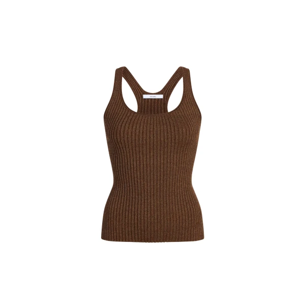 Adam Lippes Peretti Tank in Copper Knit