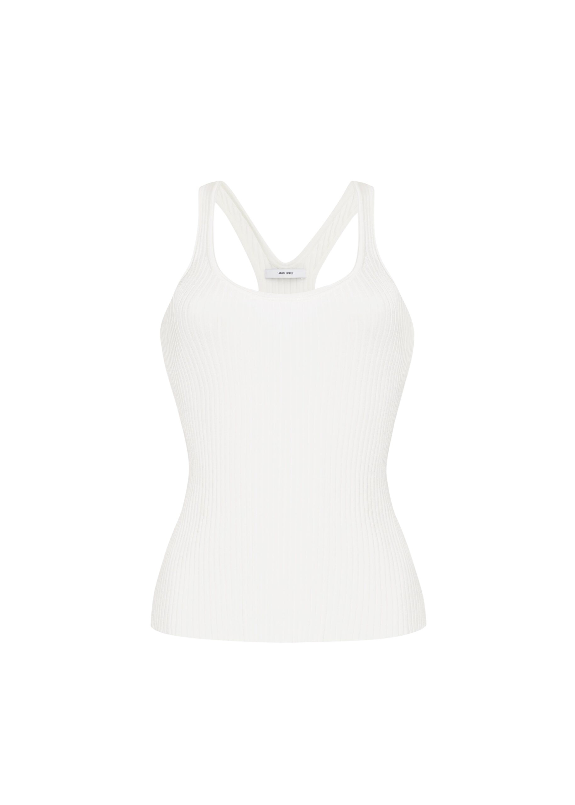Adam Lippes Peretti Tank in Ivory Knit