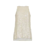 Adam Lippes Rami Top in Ivory