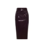 Adam Lippes Rei Skirt in Aubergine