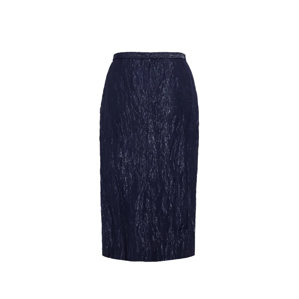 Adam Lippes Rei Skirt in Navy, view 2