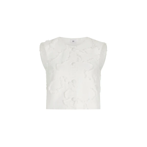 Adam Lippes Remo Top in White