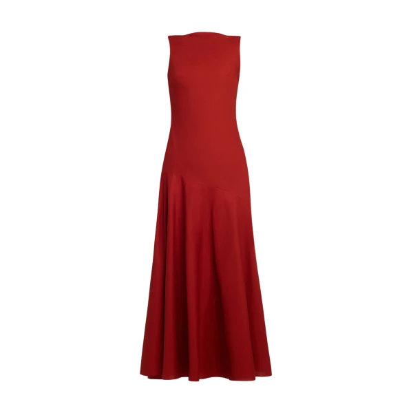 Adam Lippes Ren Dress in Persimmon