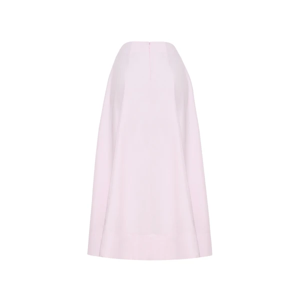 Adam Lippes Rene Skirt in Pale Pink, view 4