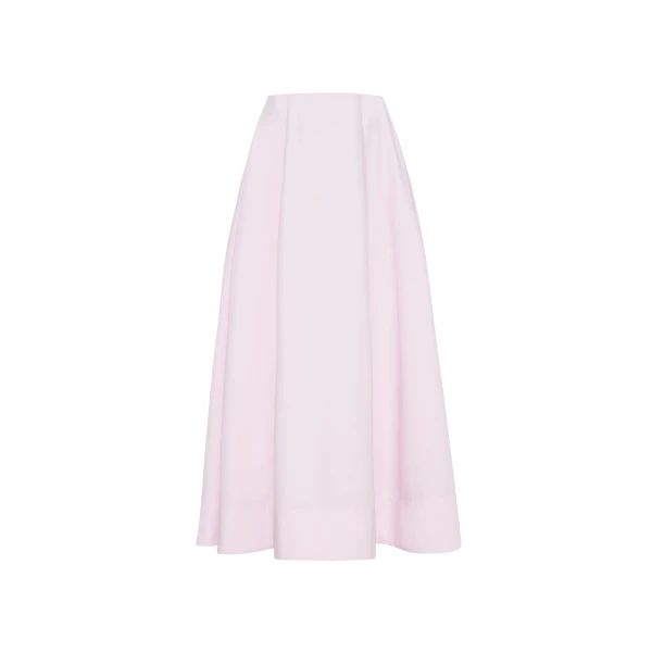 Adam Lippes Rene Skirt in Pale Pink