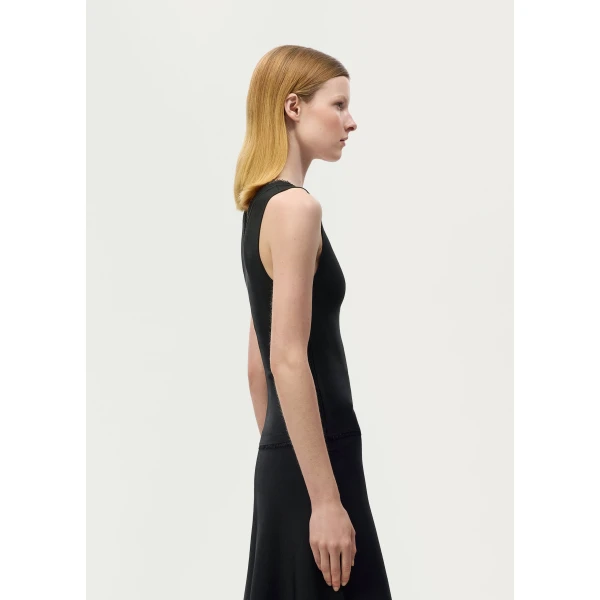 Adam Lippes Ria Top in Black, view 3