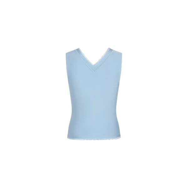 Adam Lippes Ria Top in Blue, view 5