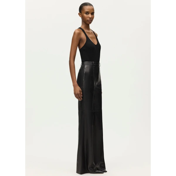 Adam Lippes Riz Pant in Black, view 3