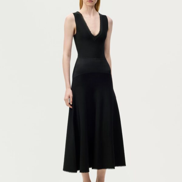 Adam Lippes Romy Skirt in Black, view 2