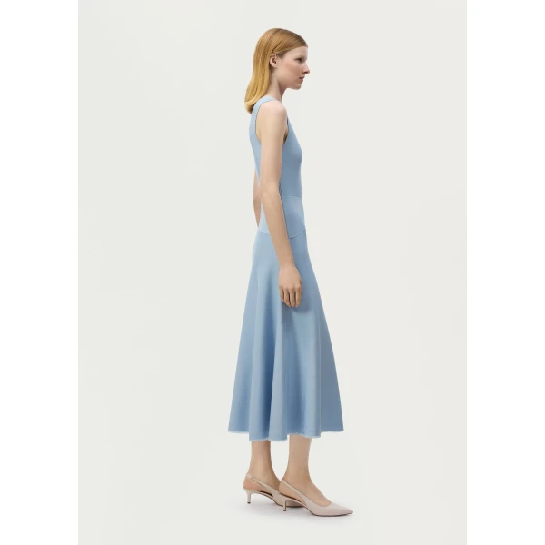 Adam Lippes Romy Skirt in Blue, view 3