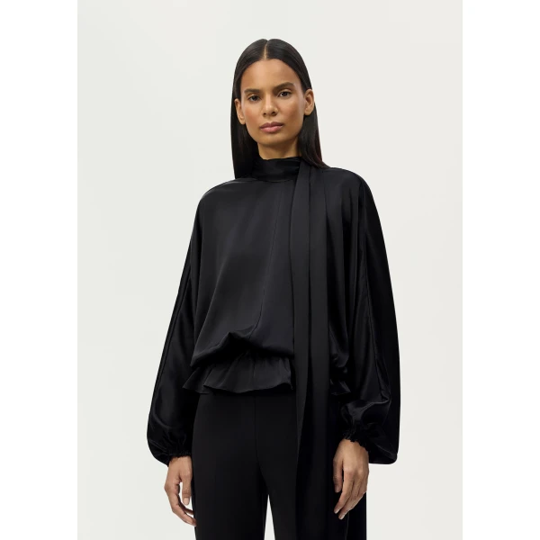 Adam Lippes Sabine Top in Black, view 2