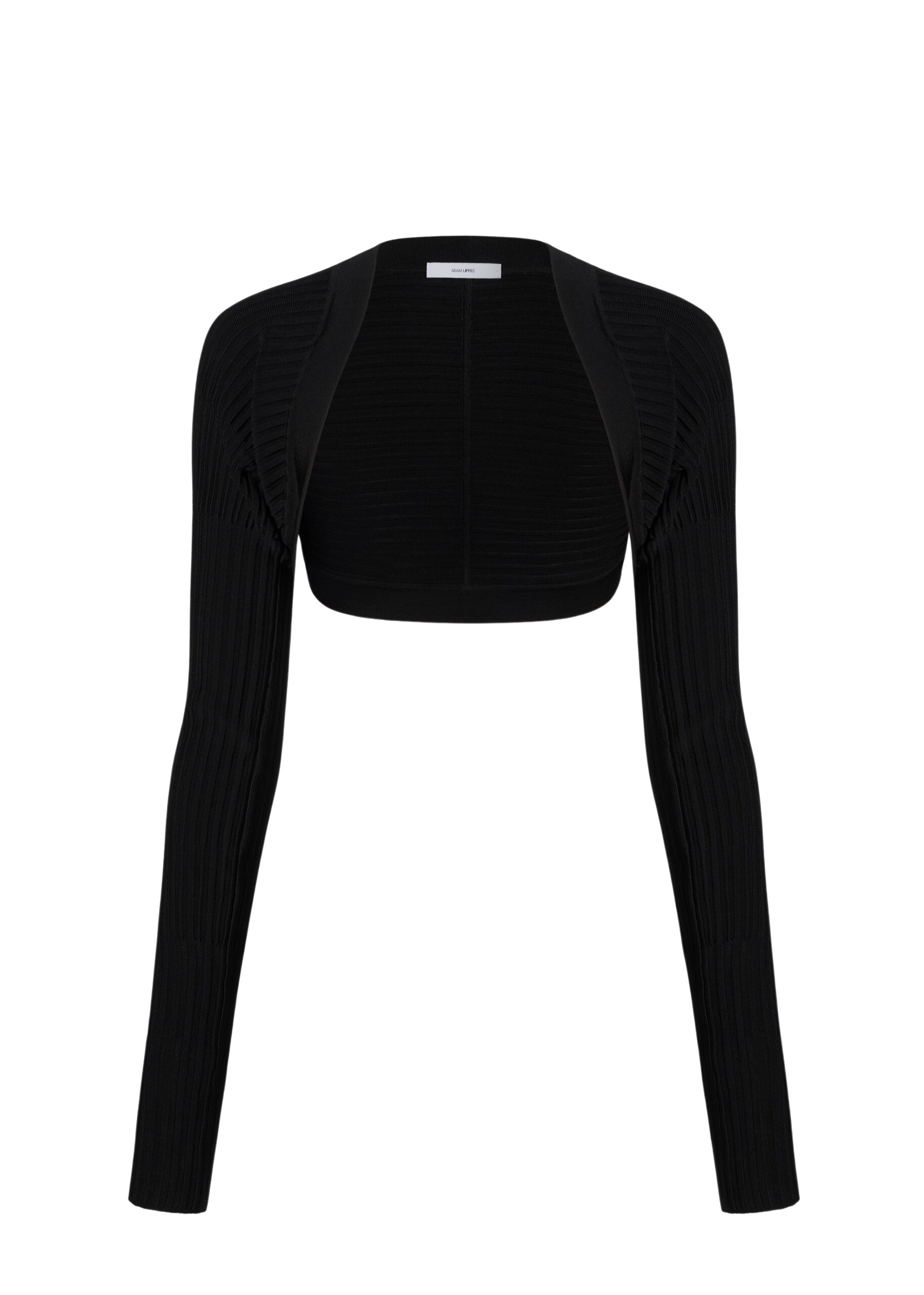 Adam Lippes Safi Shrug in Black Knit