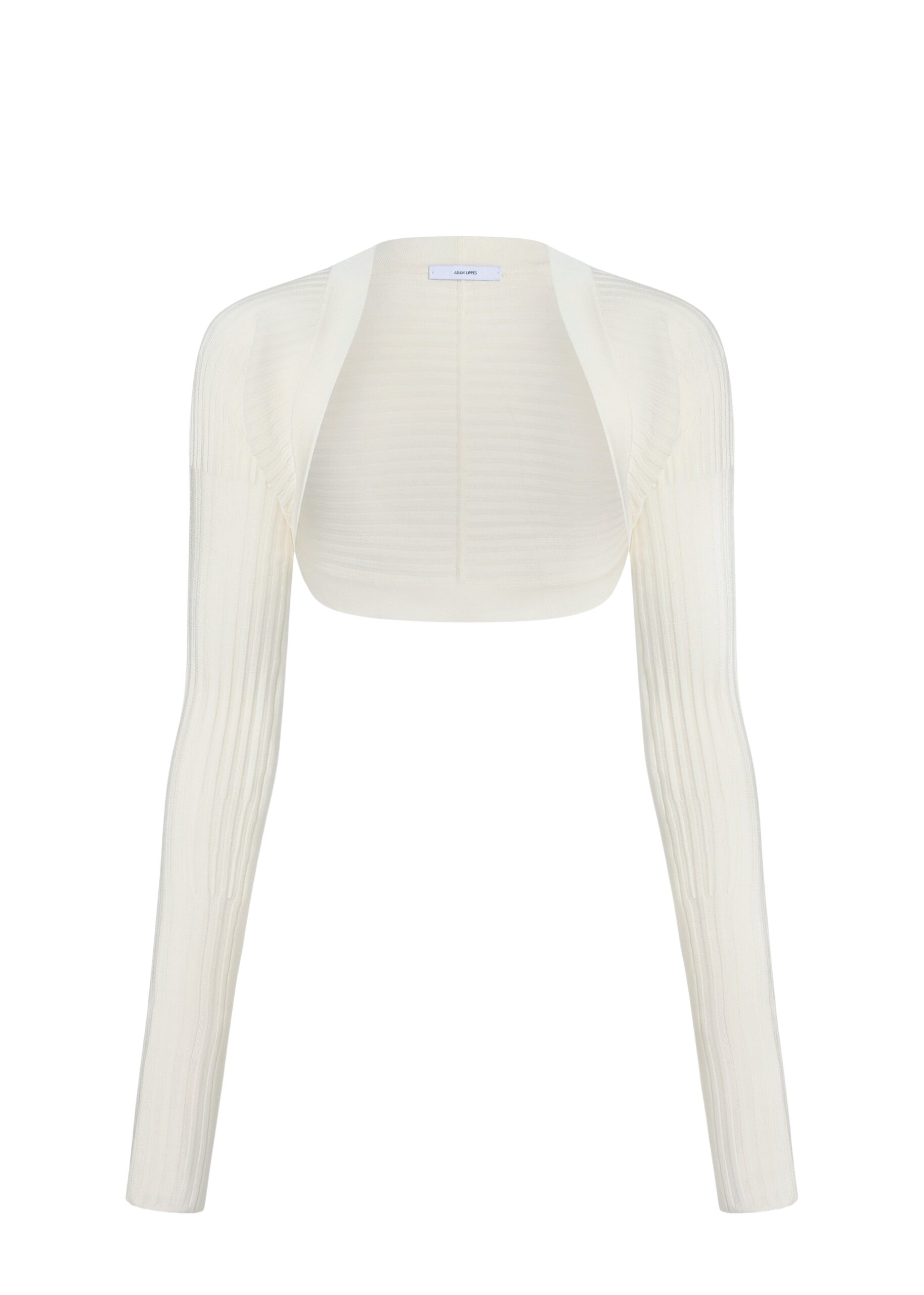 Adam Lippes Safi Shrug in Ivory Knit