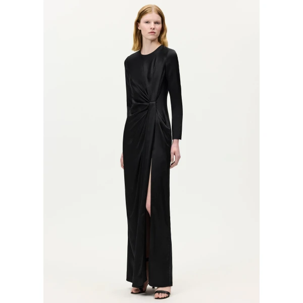 Adam Lippes Salome Dress in Black, view 2